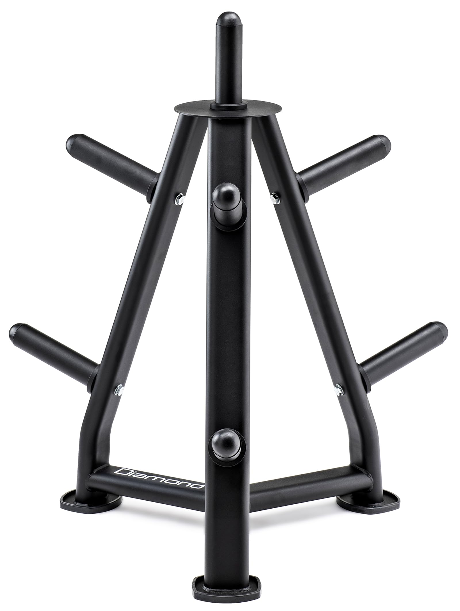 Diamond 【Rack für Scheiben mit Bohrung 50 mm】RD50 Baumstruktur mit 3 Armen, 6 horizontale Stifte + 2 vertikale Stifte, 60 x 60 x 100 cm, Fitnessstudio und Heimgymnastik, Aufbewahrung olympionischer