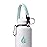 HYDRO CELL Paracord Handle for Wide Mouth Water Bottles - Carrier Strap w/Attachment Ring and Carabiner Accessory. Compatible w/ 64oz, 40oz 32oz, 24oz, 18oz, 14oz Insulated Bottles (Teal/White)