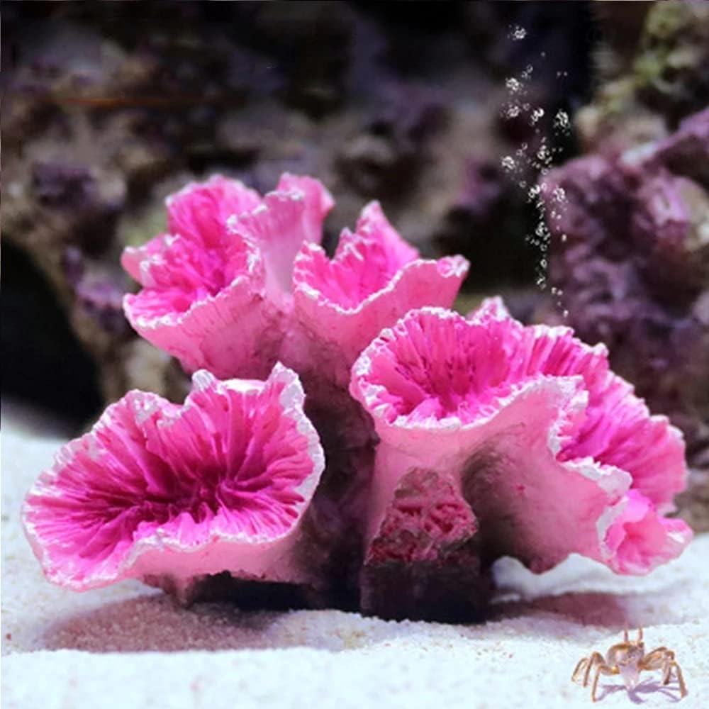 Artificial Coral Reef Ornaments Fish Tank Coral Stone Landscape Color Resin Aquarium Ornaments Tools Aquarium Ornaments (B 2)