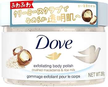 【6個セット】Dove(ダヴ) マカダミア&ライスミルク ボディスクラブ Amazon | Dove(ダヴ) マカダミア&ライスミルク ボディスクラブ 本体