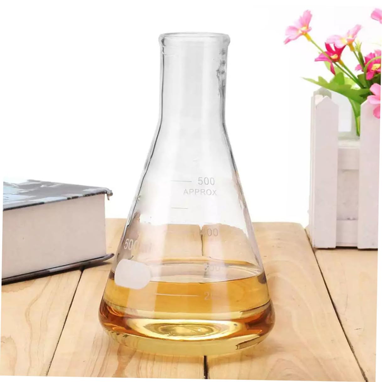 Matraccio Conico 5 Pezzi in Vetro, 50ml Fondo Piatto