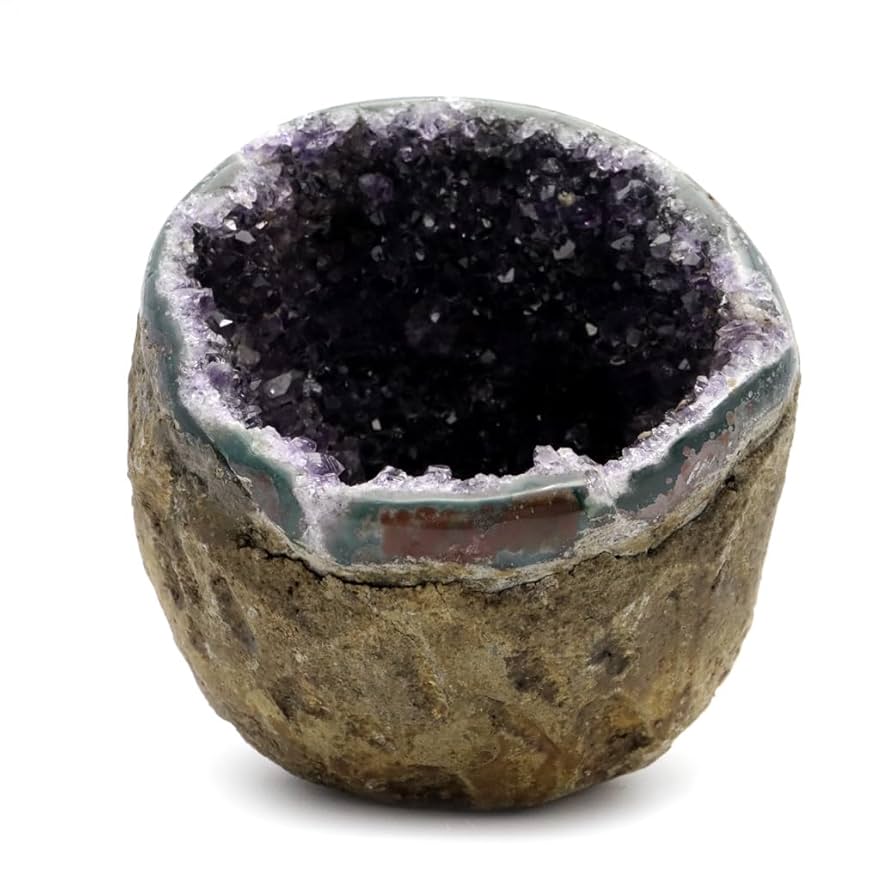 ウルグアイ産 アメジスト ドラゴンエッグ 原石 置物D.61 Amazon