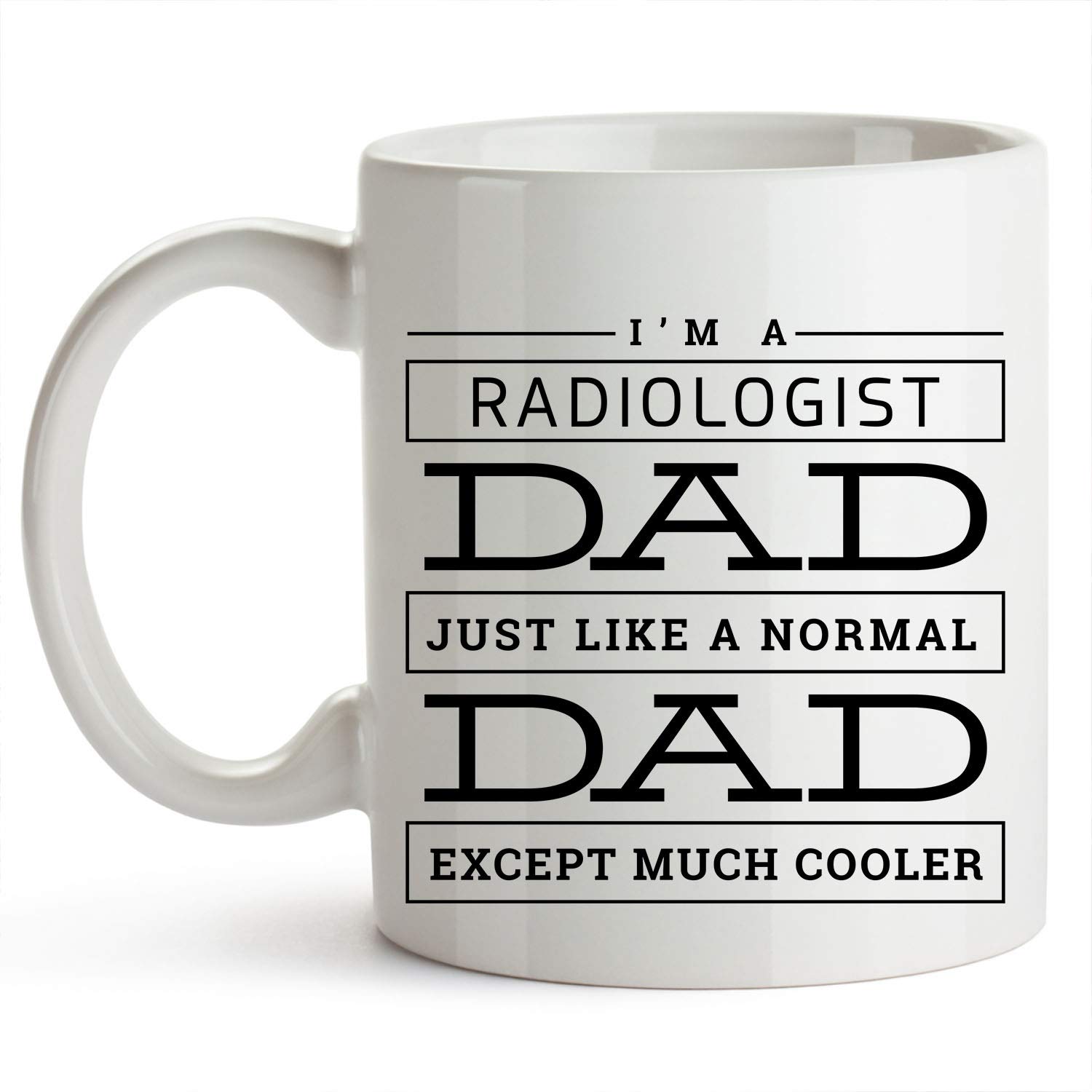Tazza Radiologist Dad Radiologist Tazza Bicchiere Natale 2 pezzi