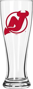 Logo Brands NHL Game Day 16oz Pilsner Glass New Jersey Devils