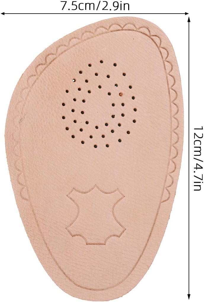 2 Pairs High Heel Pad Ball of Foot Cushions Inserts - Anti Slip Shoe Insoles Forefoot Pad for Women Girls - Comfort Grips Cushion for Inside of Shoes