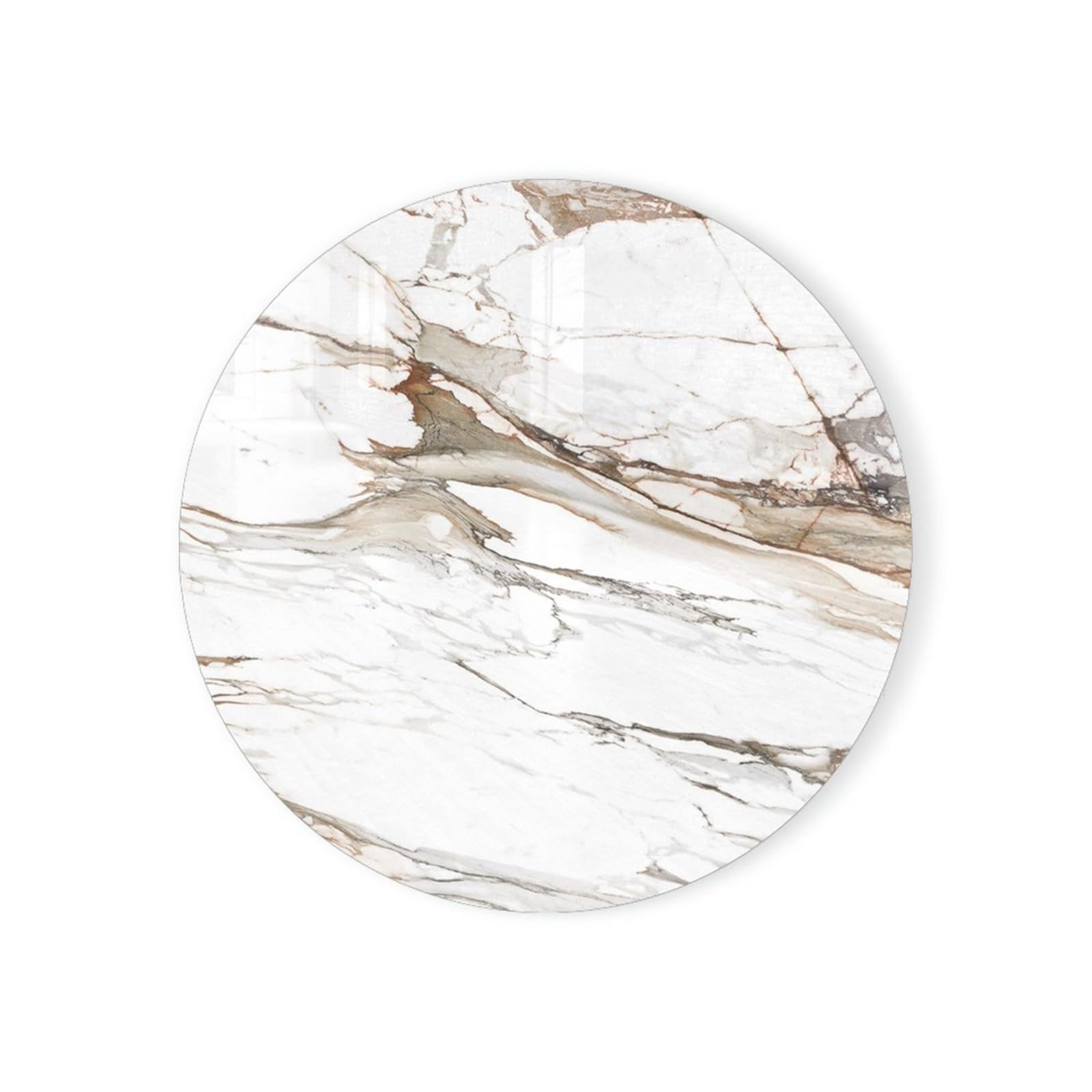 2pcs White Marble Coaster Absorbent Ceramic Coasters With Cork Base Cute Table Cup Stone for kitchen(Color6)