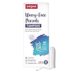 Sirona Period Tampon for Medium & Regular Flow – 12 Pcs (Pack of 1) | Biodegradable Tampons | FDA Approved | Ultra Soft Biodegradable Tampon | Leak Free | Highly Absorbent Tampons for Rash Free Period