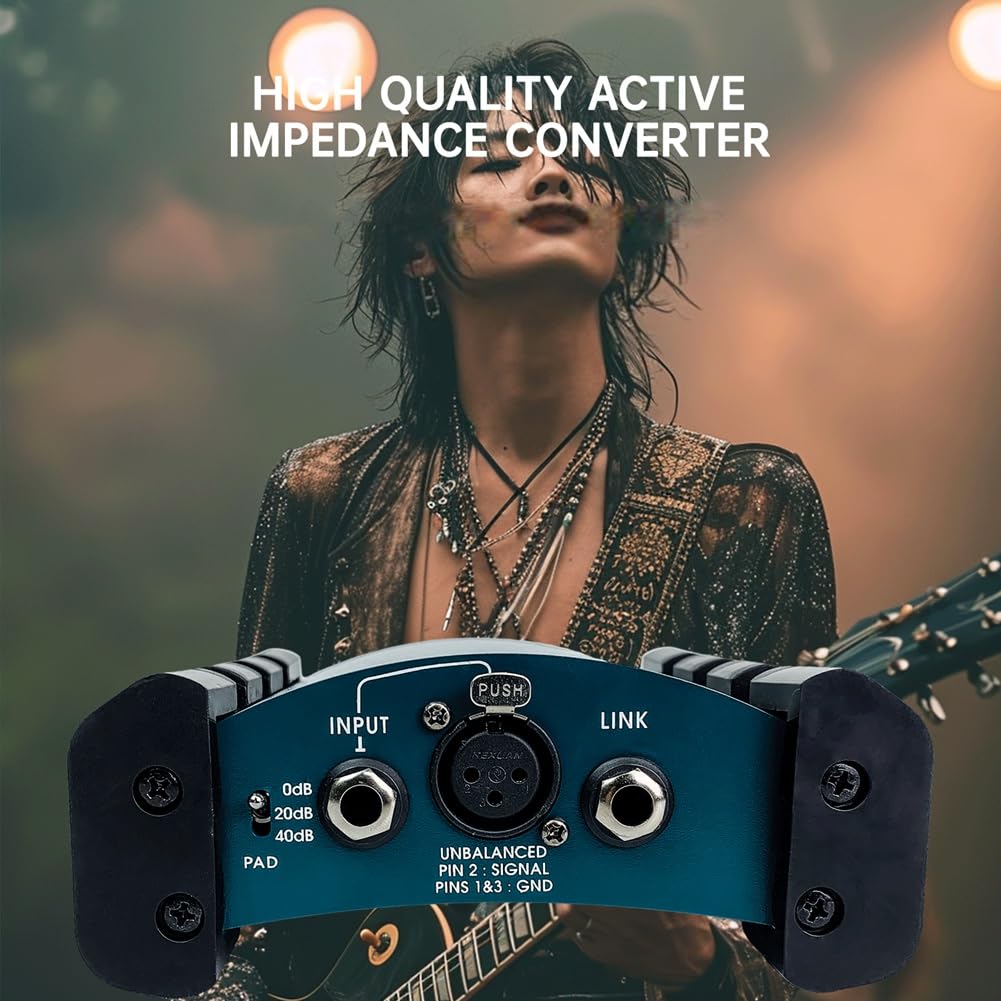Boîte de Direct Active Convertisseur D'Impédance DIBOX Effecteur de Scène Boîte D'Alimentation Fantôme Boîte de Direct Active BOX