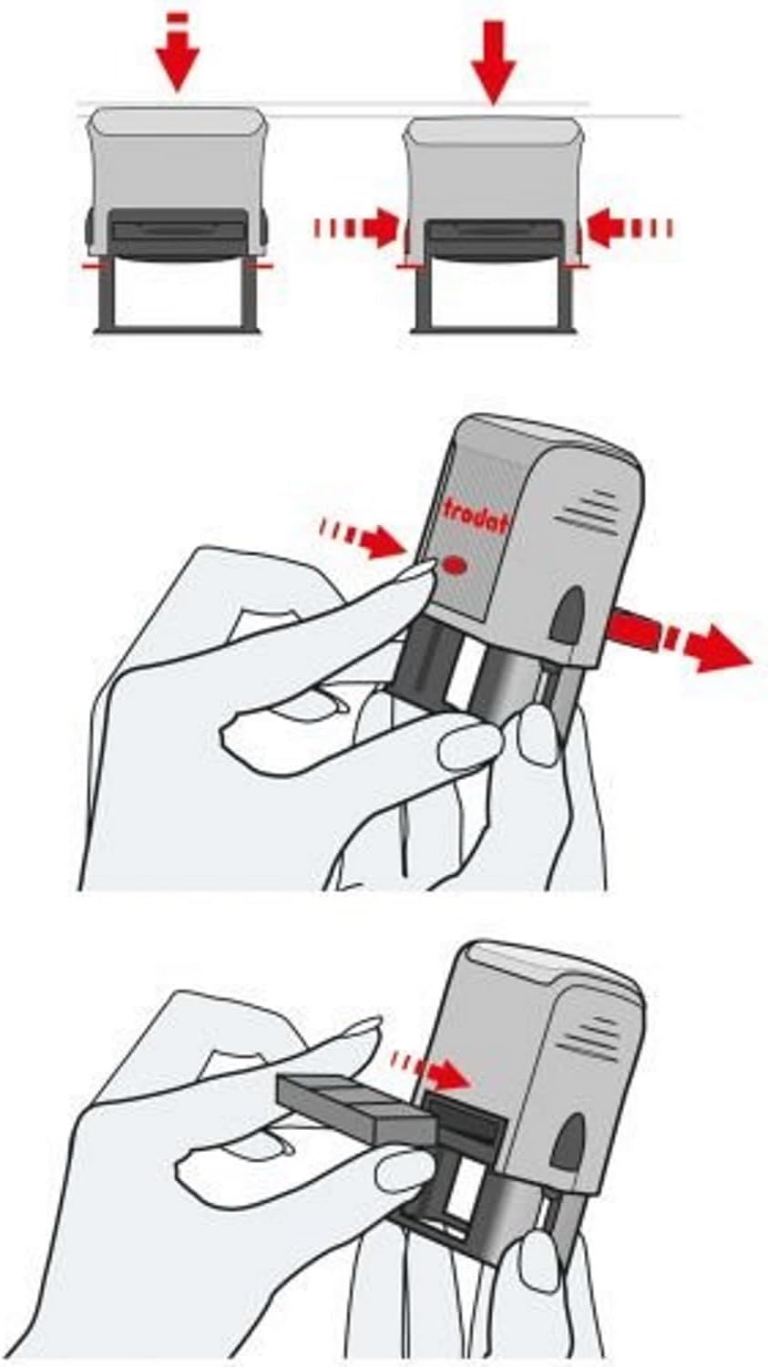 Trodat交換用インクカートリッジ6 / 4922 &ndash; パックof 3