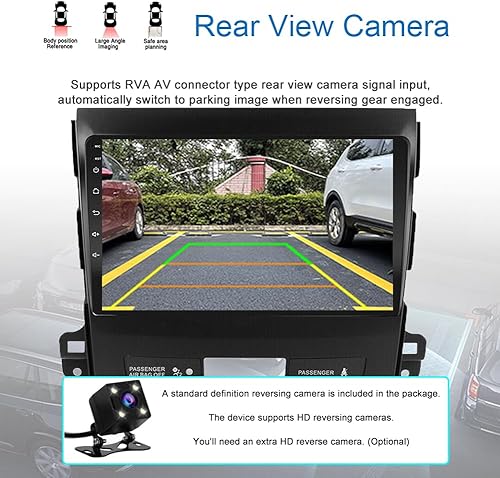 Miniatura 6 de Estéreo de coche para Carplay Mitsubishi Outlander Radio 2006-2012 2 GB 32 GB con pantalla táctil IPS de 9 pulgadas, navegación GPS para unidad