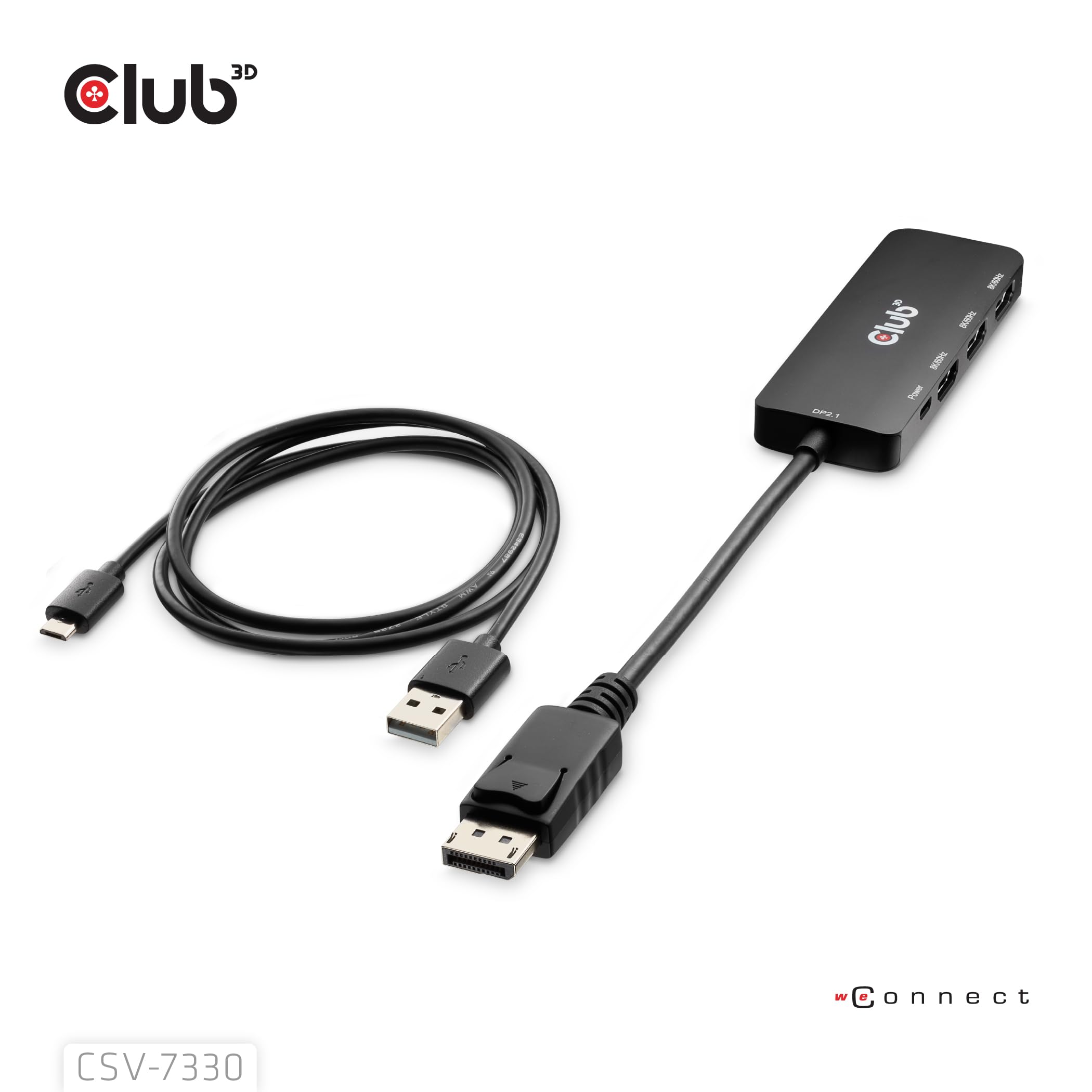 Amazon.com: Club 3D CSV-7330 DisplayPort to Triple HDMI 8K60Hz MST