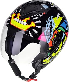 Capacete Aberto Moto Peels Freeway King Preto/Color 58