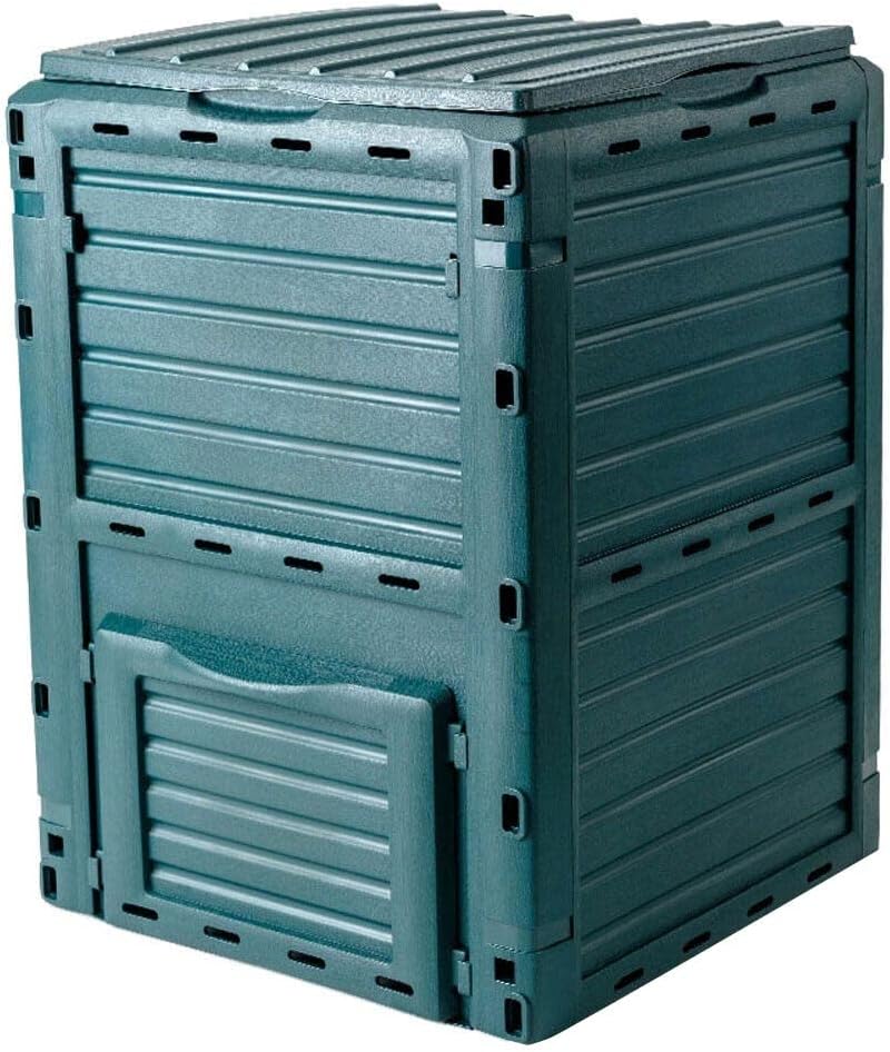 PLANTCRAFT Aerated Compost Bin 290L Two Snaplock Aeration Hatches and