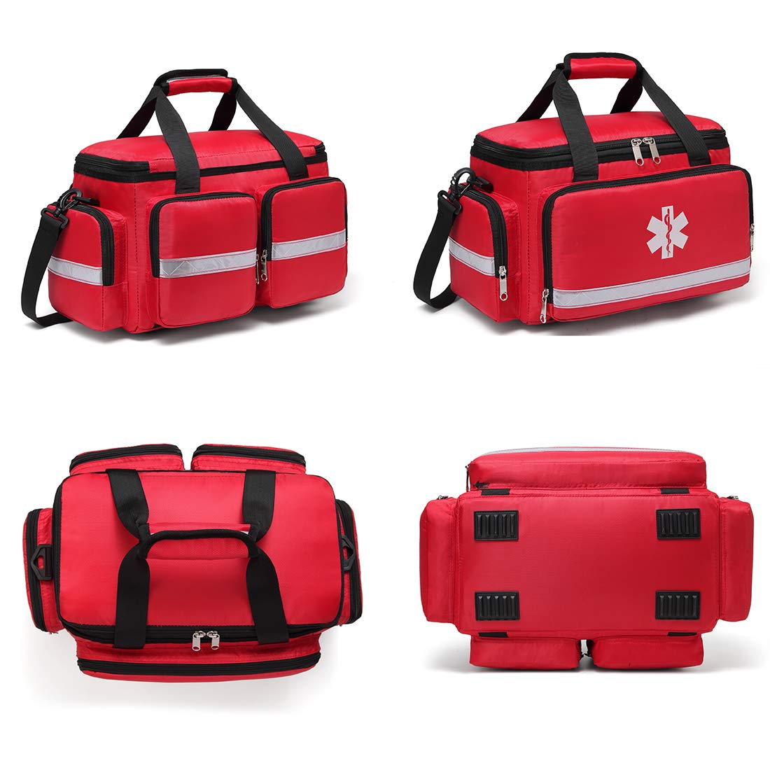 First Aid Trauma Jump Bag Empty for First Responder EMT EMS Nurse