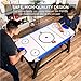 Best Choice Products 58in Mid-Size Arcade Style Air Hockey Table for Game Room, Home, Office w/ 2 Pucks, 2 Pushers, Digital LED Score Board, Powerful 12V Motor, Carrying Bag