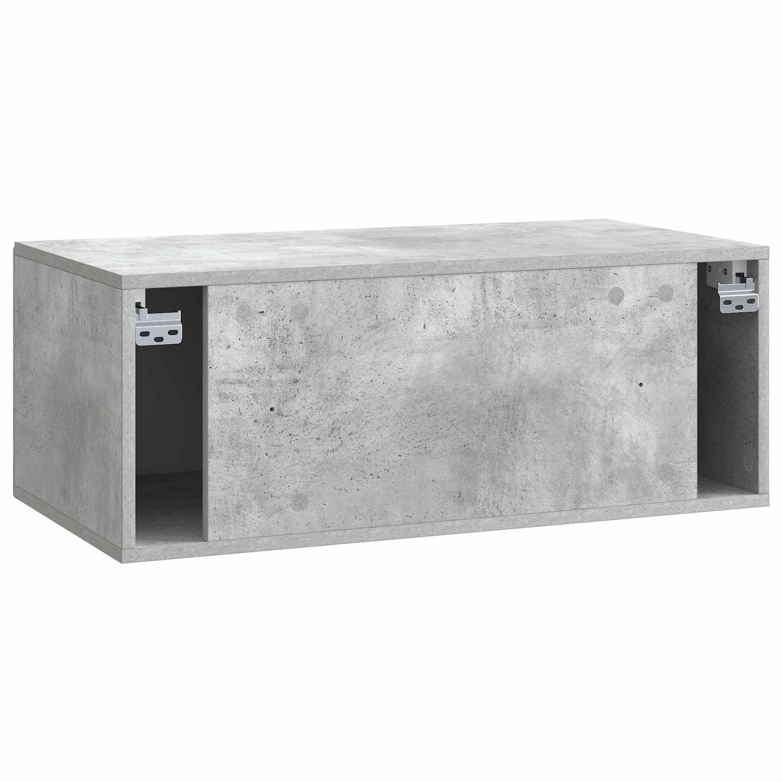 Générique Mobile TV da parete Grigio cemento 78,5x41x30 cm Legno di ingegneria