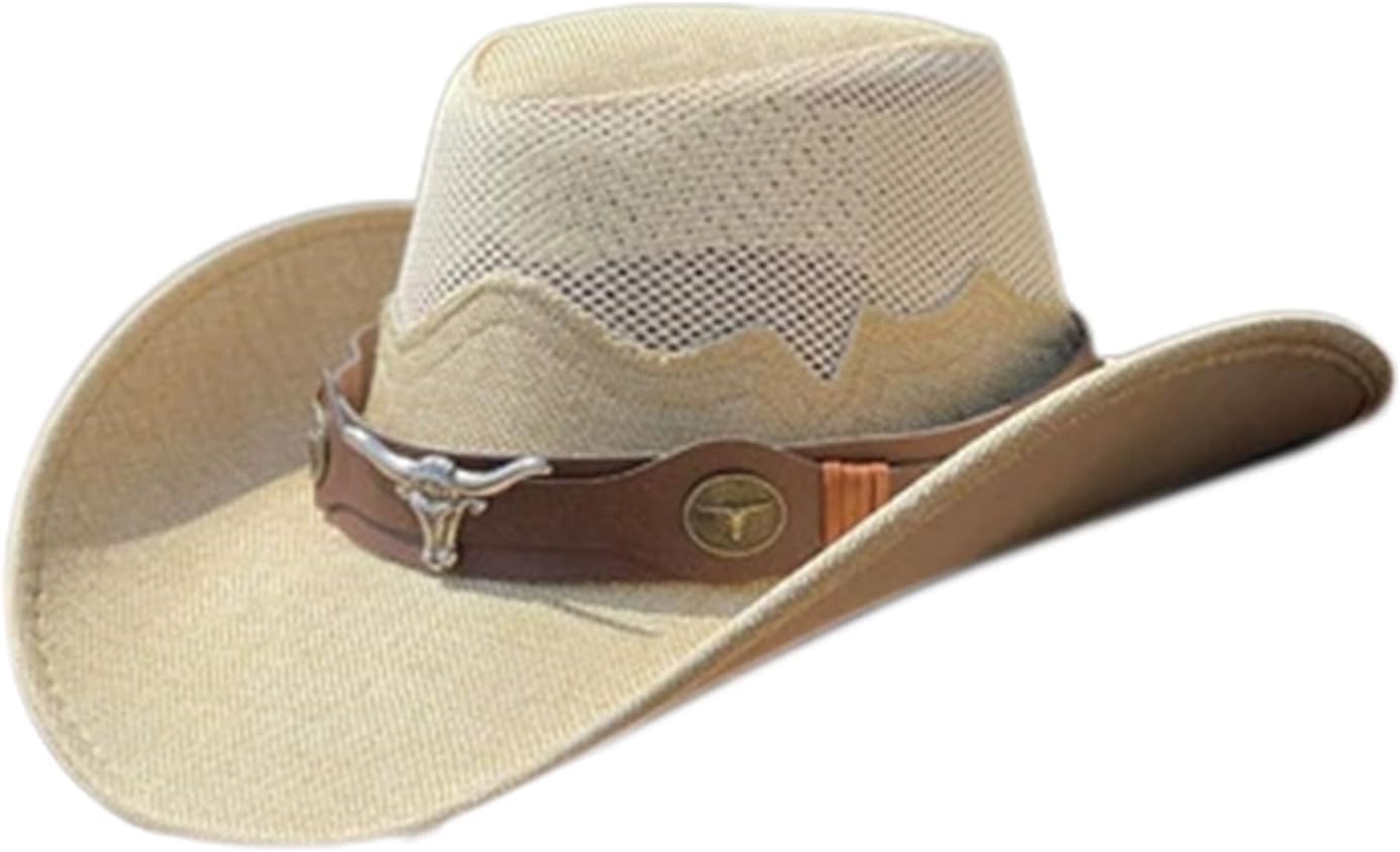Hat for Women Belt Hat Fashion Music Festival Hat Mesh Sun Cap for Travel
