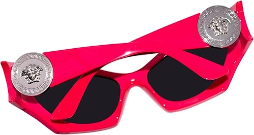 Miniatura 6 de Versace VE4450 541787 - Gafas de sol para mujer, color rosagris oscuro, ojo de gato, 2.362 in, Rosa gris oscuro