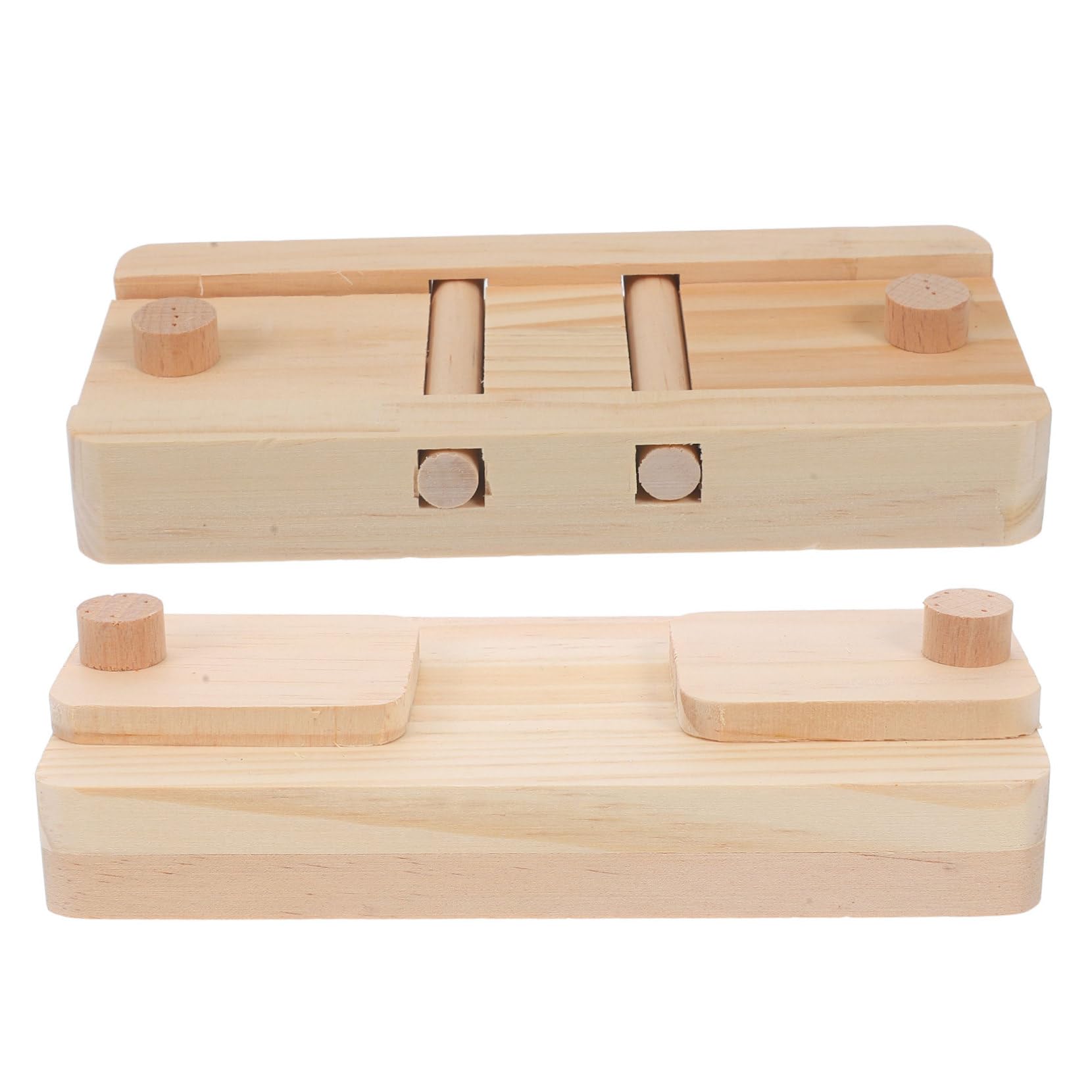 Kisangel 6 Piezas De Juguetes De Forrajeo De Madera Comida para Hámster Juguete Oculto Pequeñas Golosinas para Hámster Jaula para Juguete para Esconder Comida para