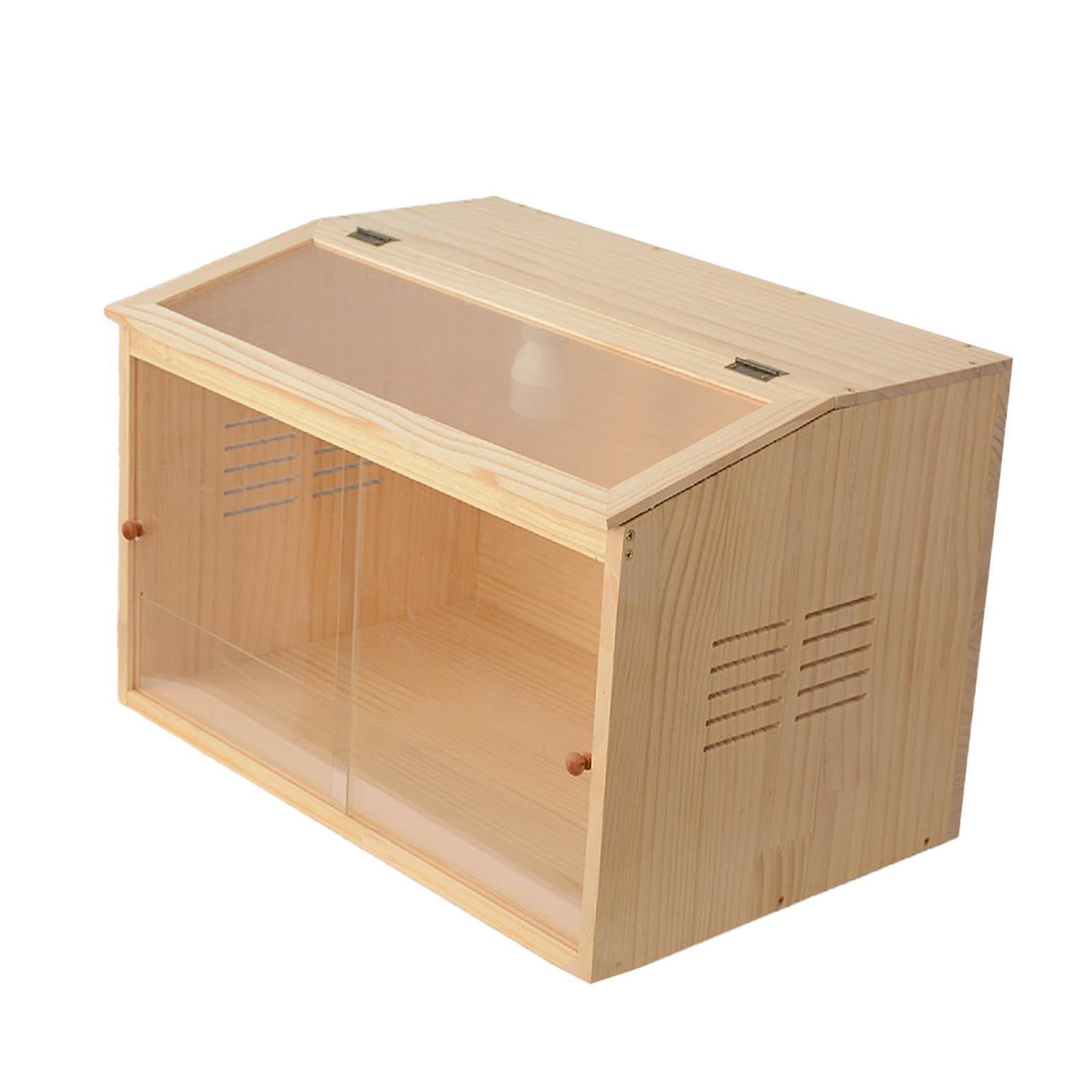 Comedero para pollos Rutin con criadero de Para madera, apto para cría de hámsters, fácil montar, incubadoras para codornices, criadoras pollitos y animales pequeños.