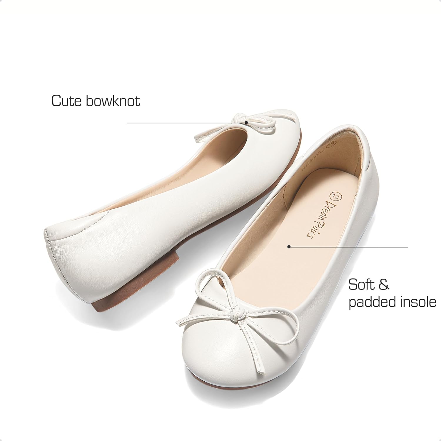 DREAM PAIRS Meisjesjurk, schoenen, ballerina's, instappers, modieuze DREAM PAIRS Meisjesjurk, schoenen, ballerina's, instappers, modieuze