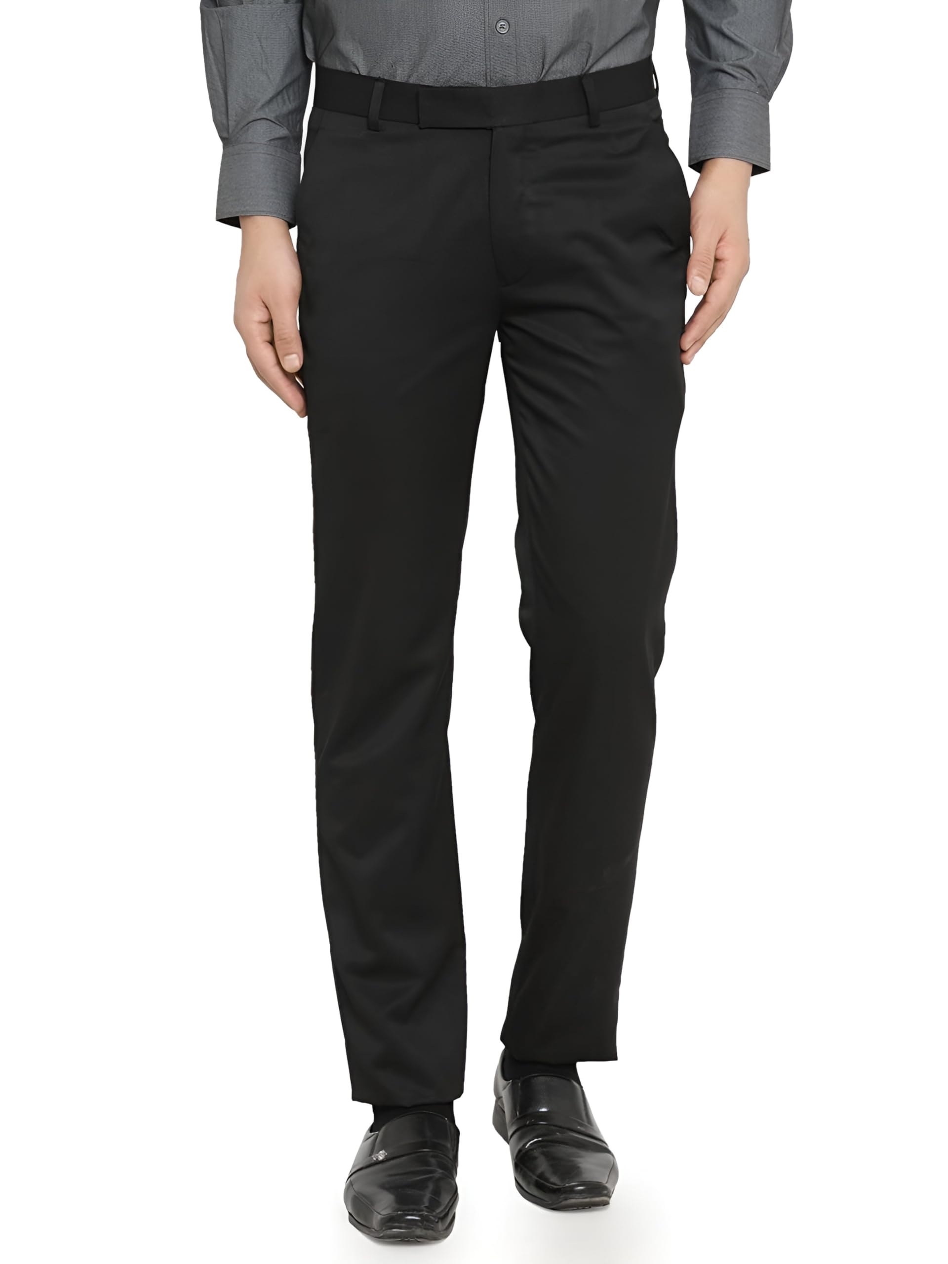 ben martin Men's Regular Fit Mid Rise Trouser-picture-43