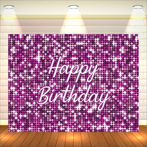 Image of Pink Birthday Backdrop 5x4 Ft | Backdrops for Decoration | Birthday Decoration Backdrop | Banner for Kids Theme Party