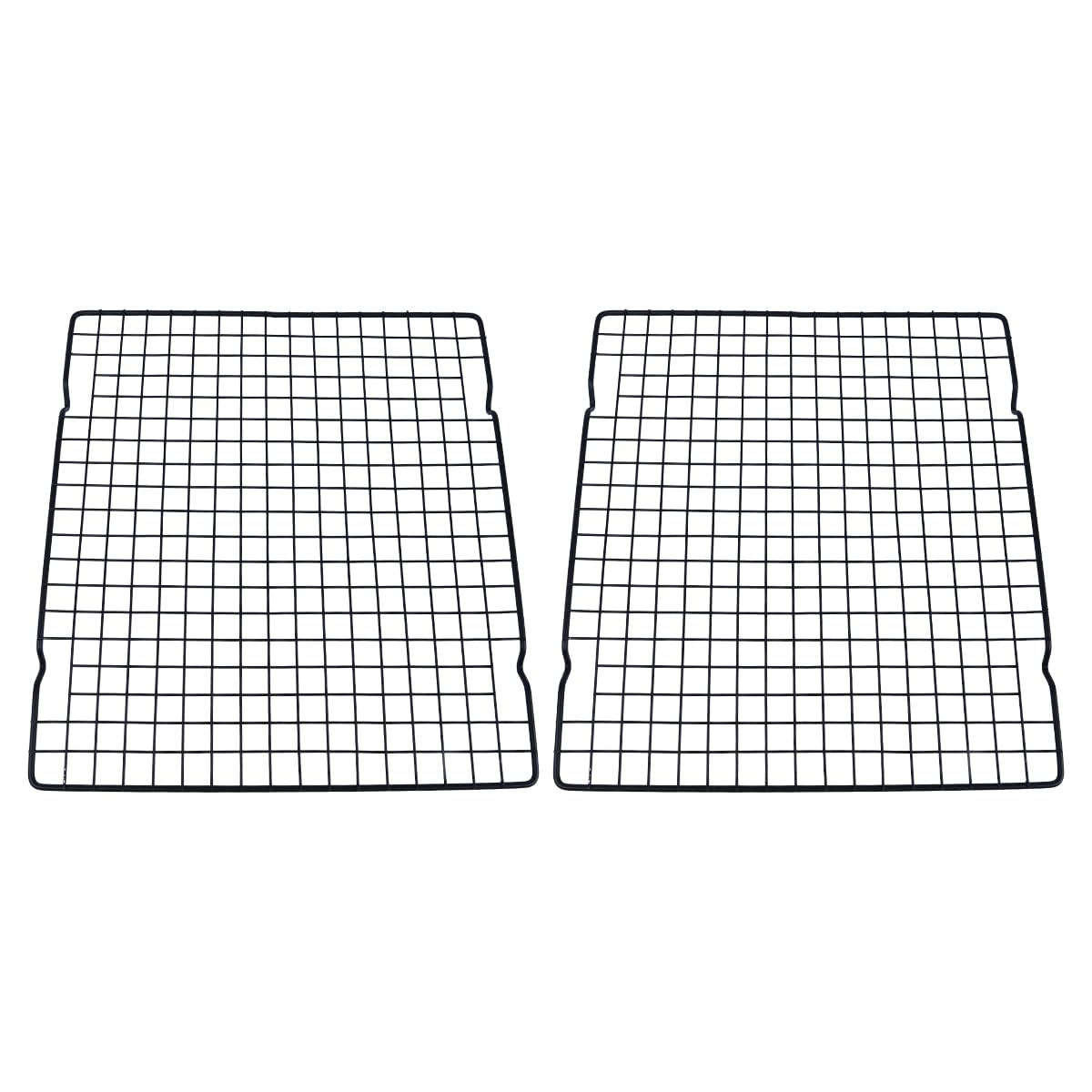 Set di 2 Griglie di Raffreddamento per Torte antiaderenti - Vassoio di Raffreddamento Versatile per cuocere, Raffreddare Torte, arrostire e Altro Ancora