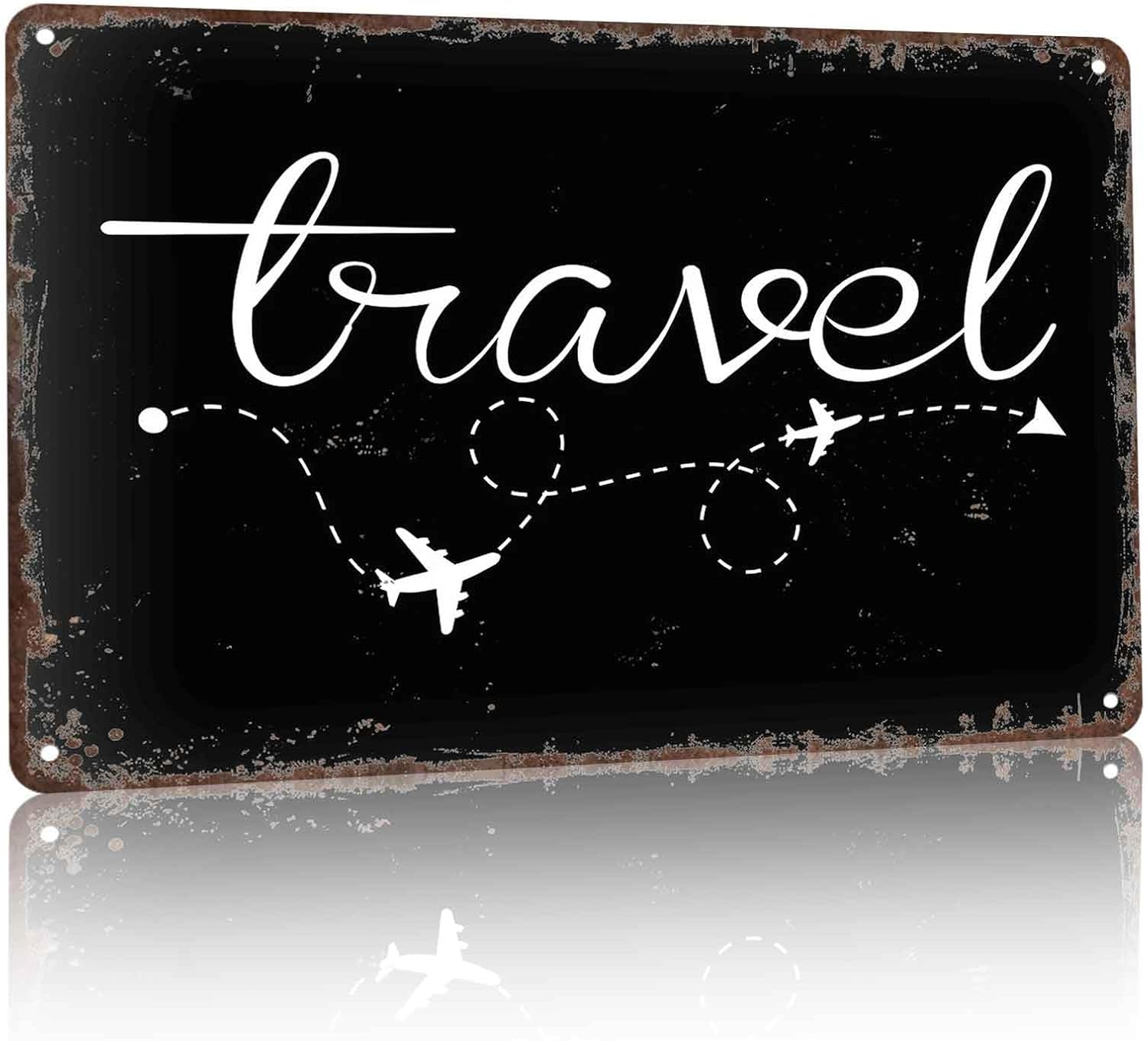 Travel Funny Travel Themed Metal Sign 8 x 12 Inch