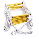 Fire Escape Rope - Flame Resistant Emergency Safety Ladder for Adults, 2-3 Story Fire Rescue, 16 Ft
