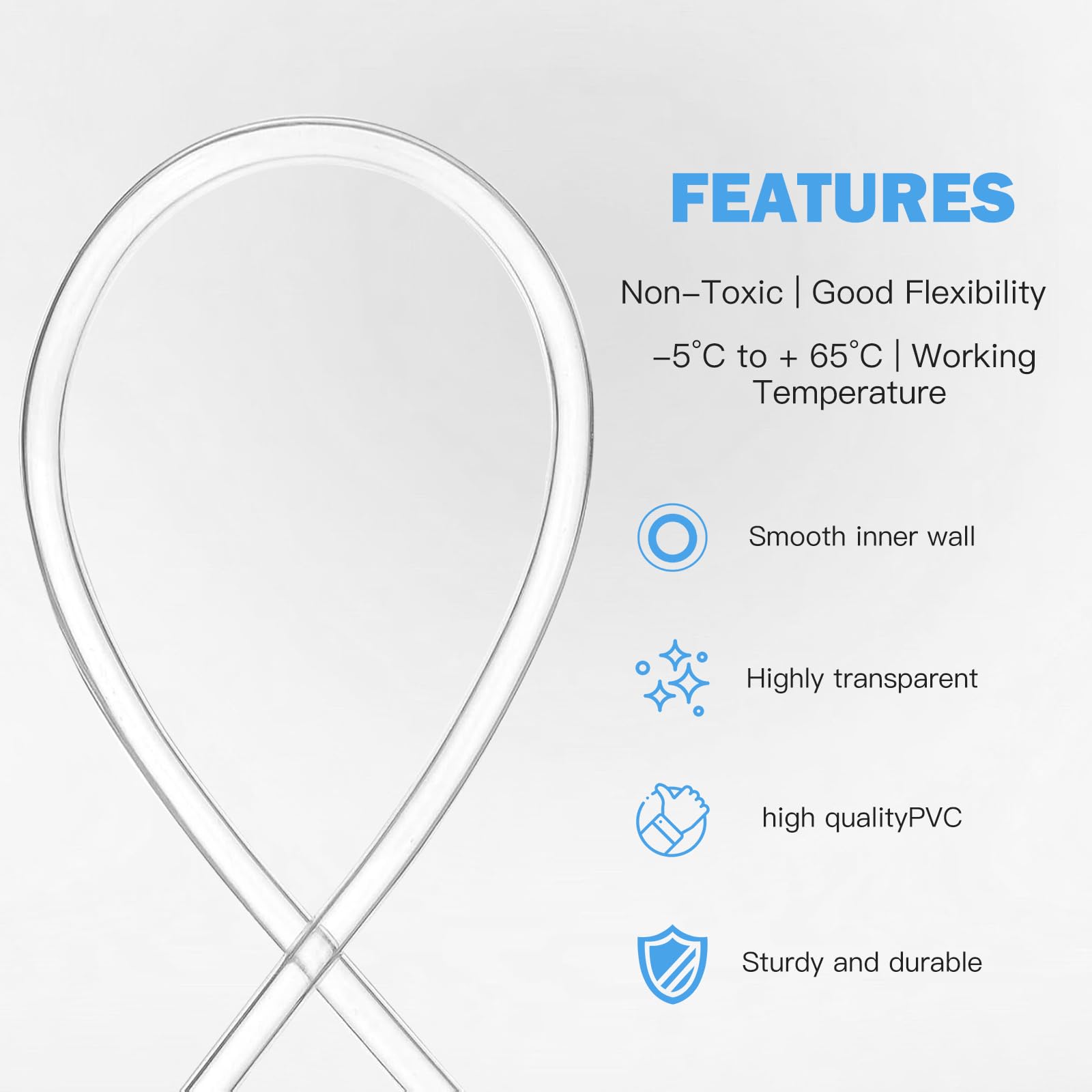 JBL AquaTuyau Vert Tuyau Flexible Transparent PVC Aquarium 12-16 Mm