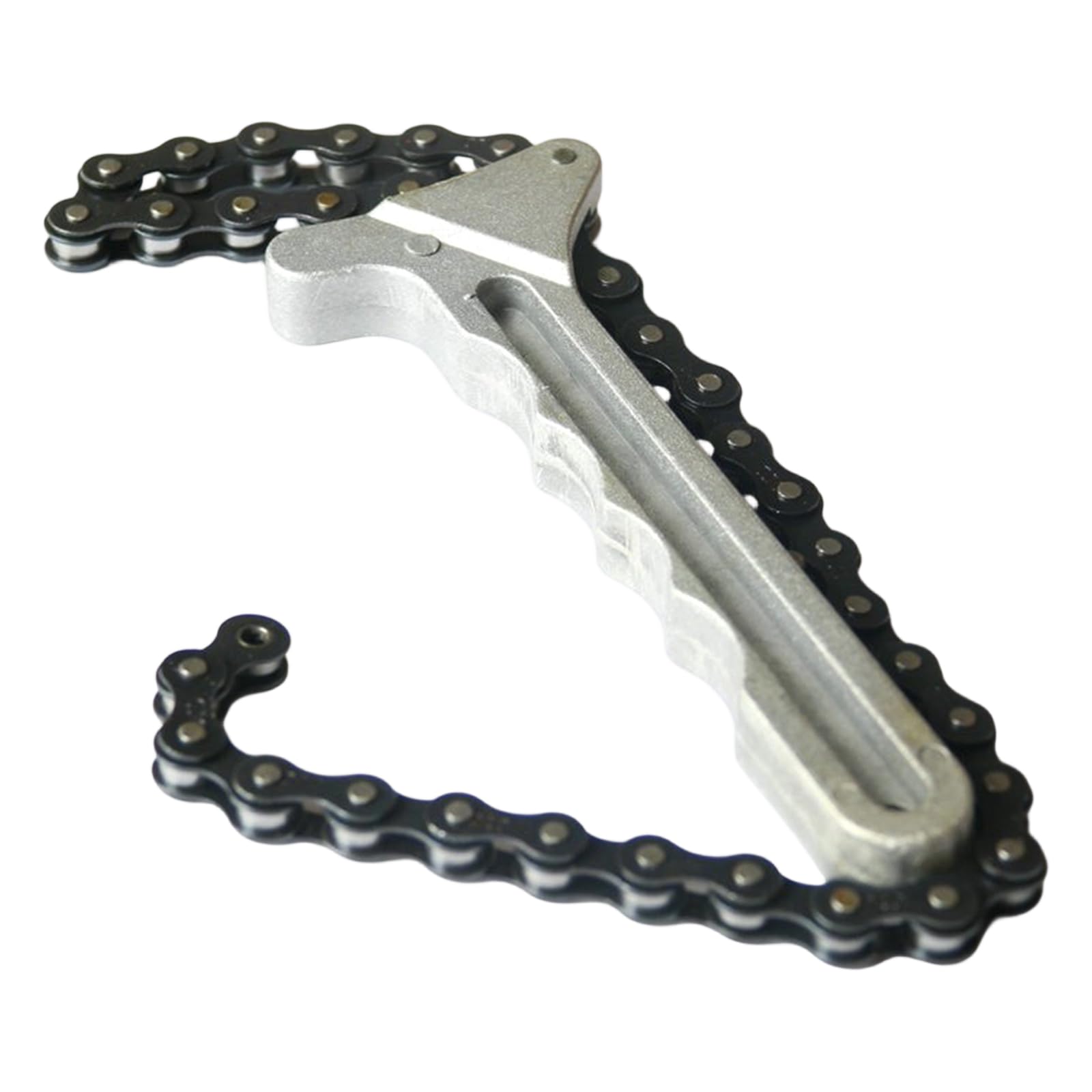 Wrench Tool Ratcheting Chain Wrench for Mechanics and Plumbers Offering Superiorsly Grip on Stainless Steel Flexible Chain Tool