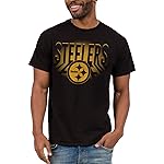 Junk Food Unisex Adult Nfl Team Spotlight T-Shirt, Black, Large US