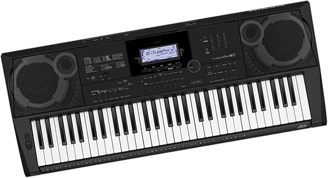 Electronic Keyboard Portable 61-Key Multi-Timbre Professional Performance Electronic Keyboard Black With Stand