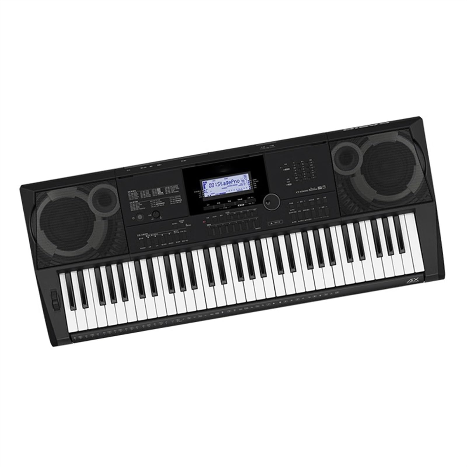 Tastiera Elettronica Portatile 61 Tasti Multitimbro Tastiera Elettronica Professionale Per Prestazioni Nere Con Supporto