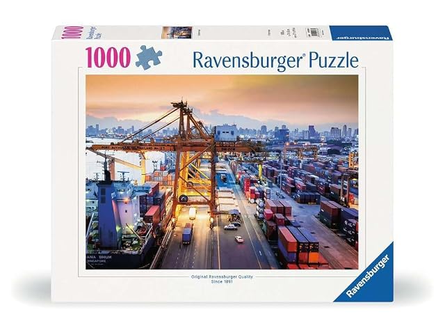 Ravensburger 12000583 - Puerto de contenedores de Hamburgo - puzzle 1000 piezas