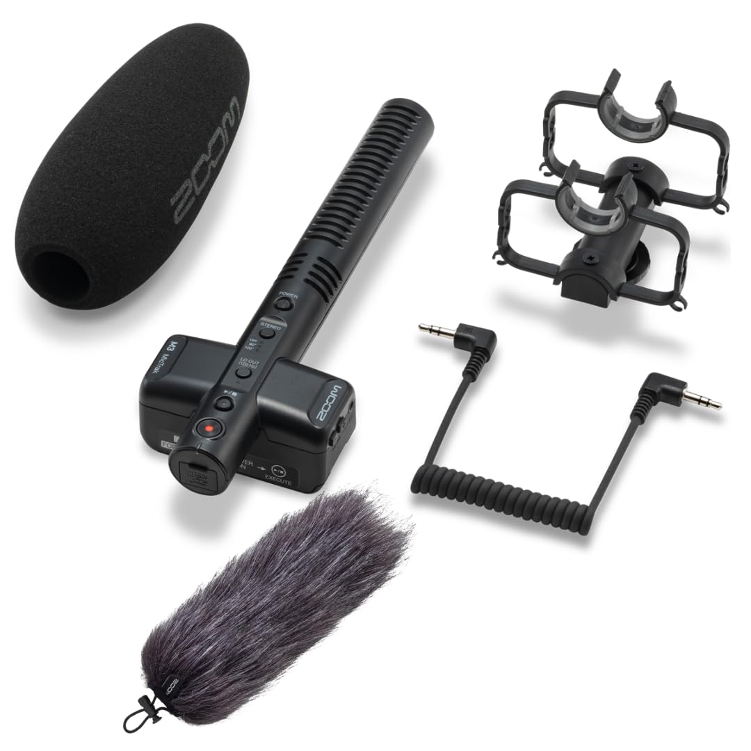 ZOOM M3 MicTrak & ウィンドスクリーン Amazon.co.jp: 【セット買い】ZOOM M3 ショットガンマイク&ヘアリー