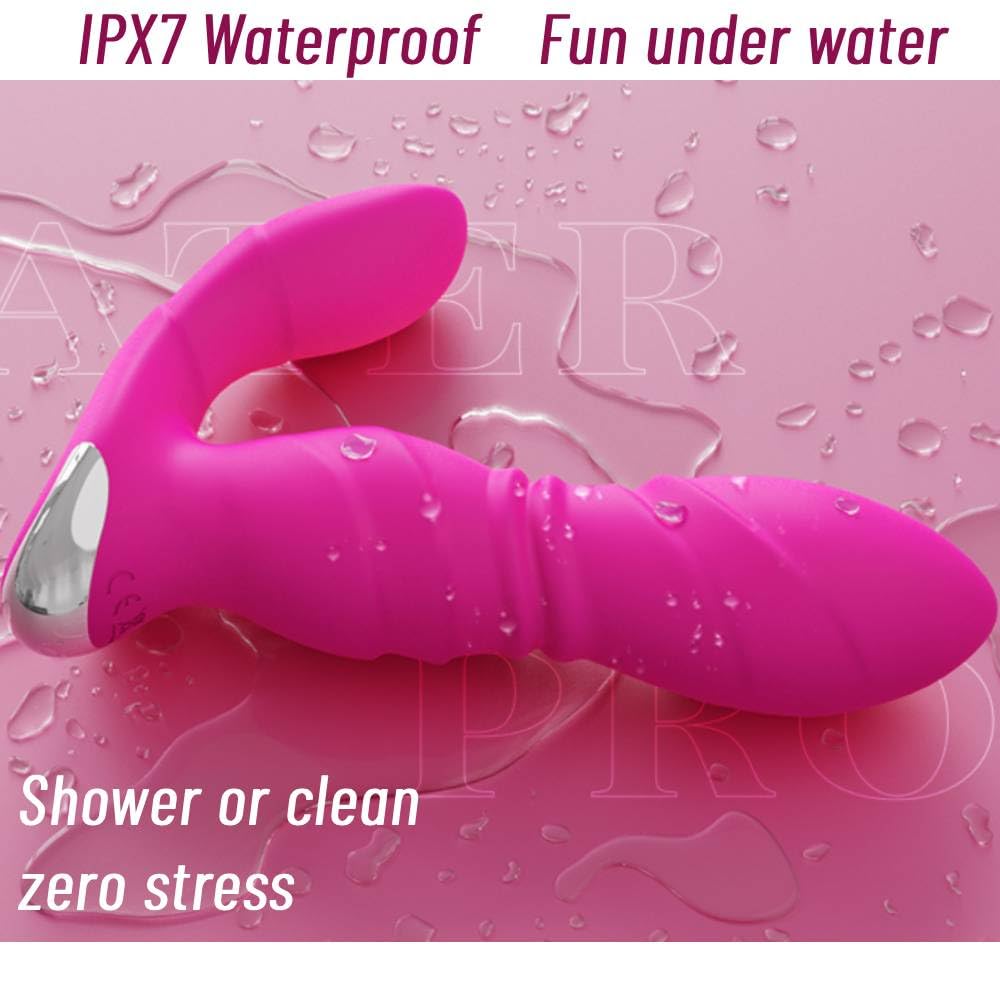 Vibromasseurs Feminin à Distance, Sextoyse Femme Clitoridienne Gode Vibro-masseur va et vient Poussée/Vibration à 9x9 Fréquences, Sex Toys Couple Vibro Vibrateures Stimulateur Oeuf Vibrant