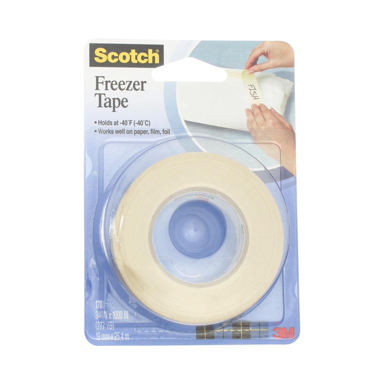Scotch Freezer Tape, 3/4 x 1000 Inch (178) 4 Pack