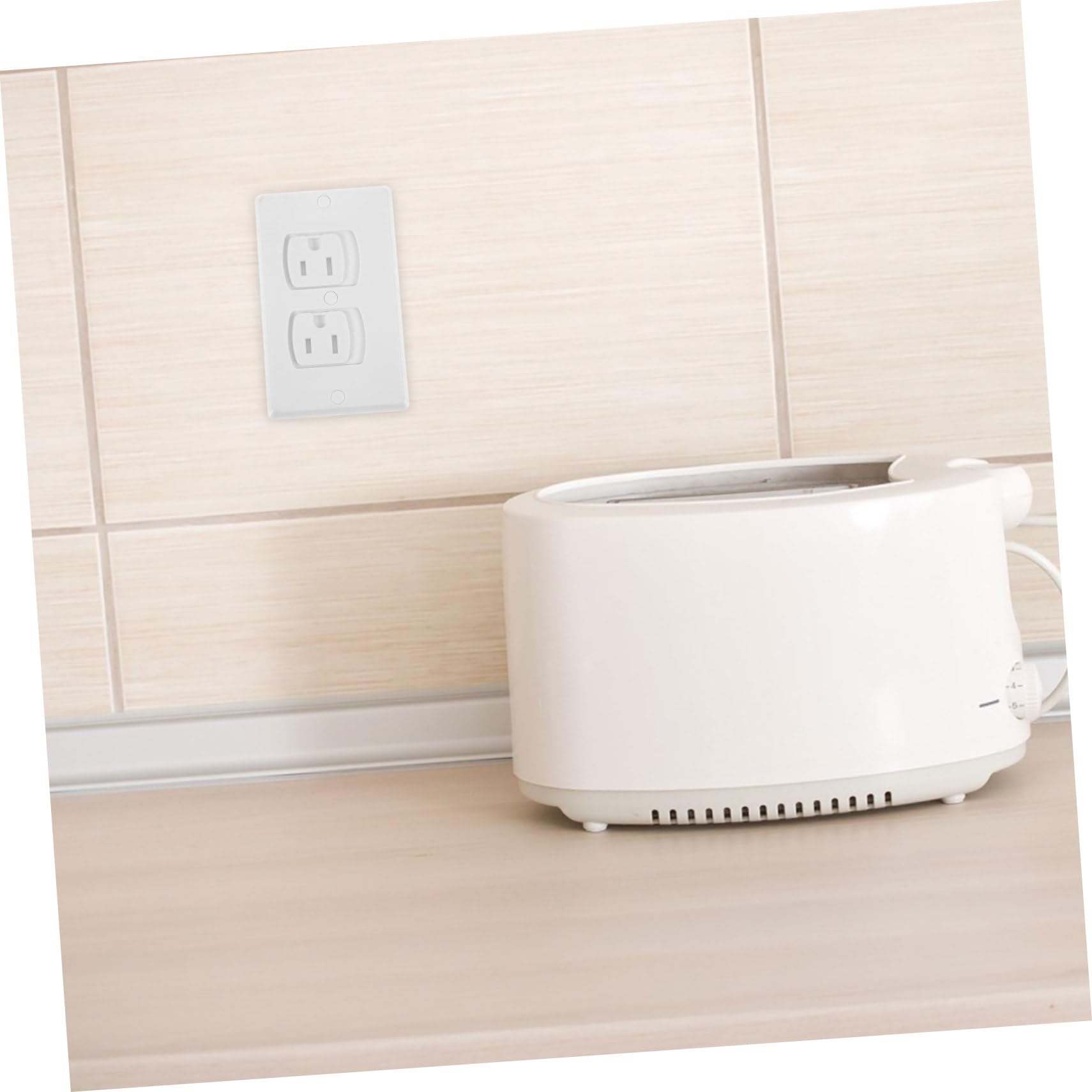 BESTonZON 10pezzi Copriprese Elettriche Per Chiusura Automatica Sicurezza e Design Antiscratch Protezione Completa Per Ambienti Domestici Compatibile Con Standard Internazionali