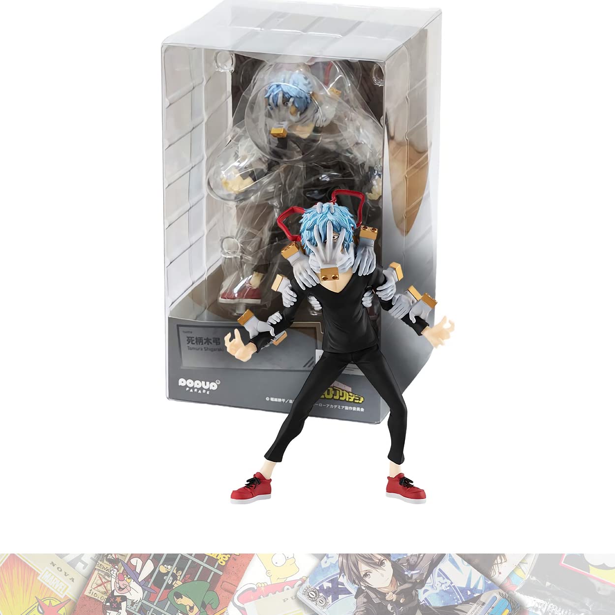 Good Smile Company Tomura Shigaraki: 17cm Popup Parade Statue Figurine Bundled with 1 A.C.G. Compatible Theme Trading Card (94430)