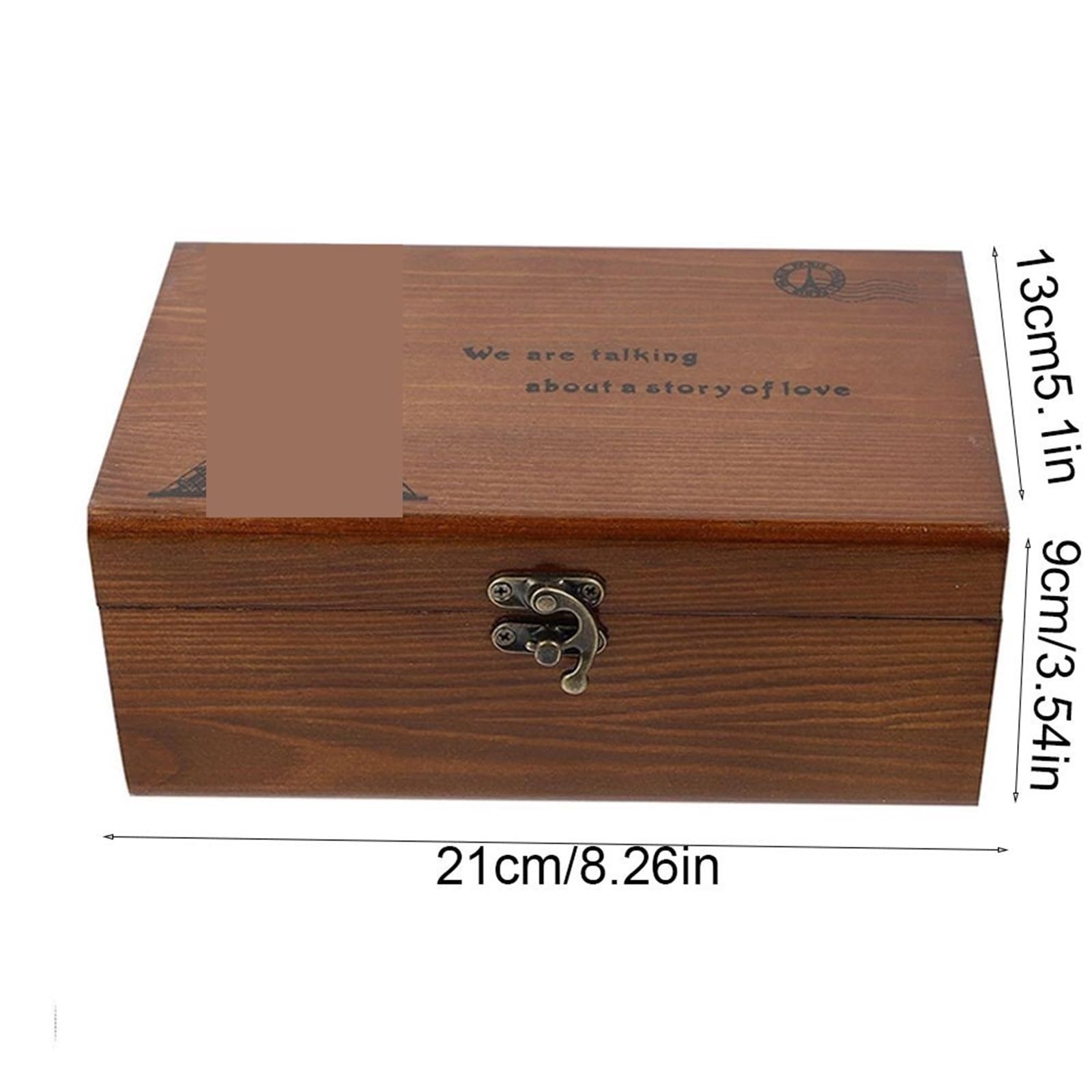 UBOHUZ Haushalt Vintage Nadel Faden Box Leere Holz Nähen Lagerung Fall Organizer Kit Werkzeuge für Hause Reise