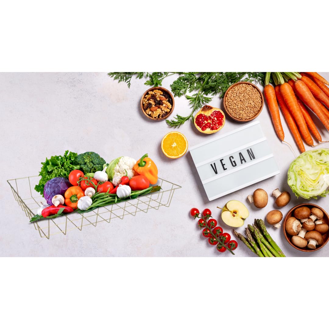 Generic SOL MAR Gold Wire Tray 2 Pack - Keep Your Desk Organized Clutter-Free Office Classroom Bedroom Decor Bonus Item Jestes