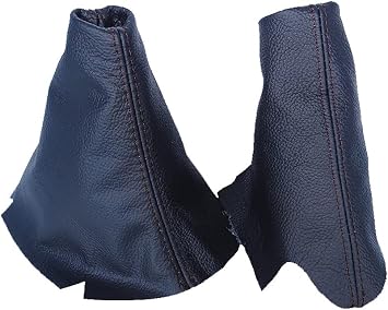 Automatic Shift Ebrake Boot Compatible with Land Rover Discovery Leather Various Stitching Colour Available Black Stitch