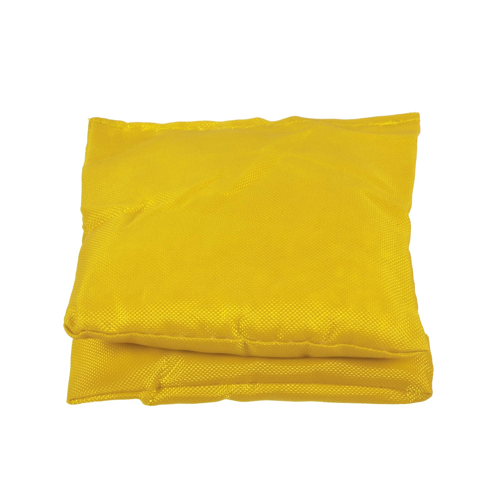 M METERXITY 2 Pack Cornhole Bean Bags - Canvas Sandbag with Plastic Particles, Apply to Bean Bag Throwing Games/Outdoor Activities(Yellow)