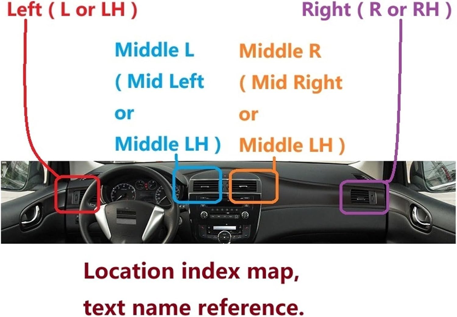 Air Outlet 4 pcs Fit for Chevrolet Cruze 2009-2015 Air Condition Outlets Air Vent Dashboard Panel Grille air Conditioning Outlet Attractive and Durable