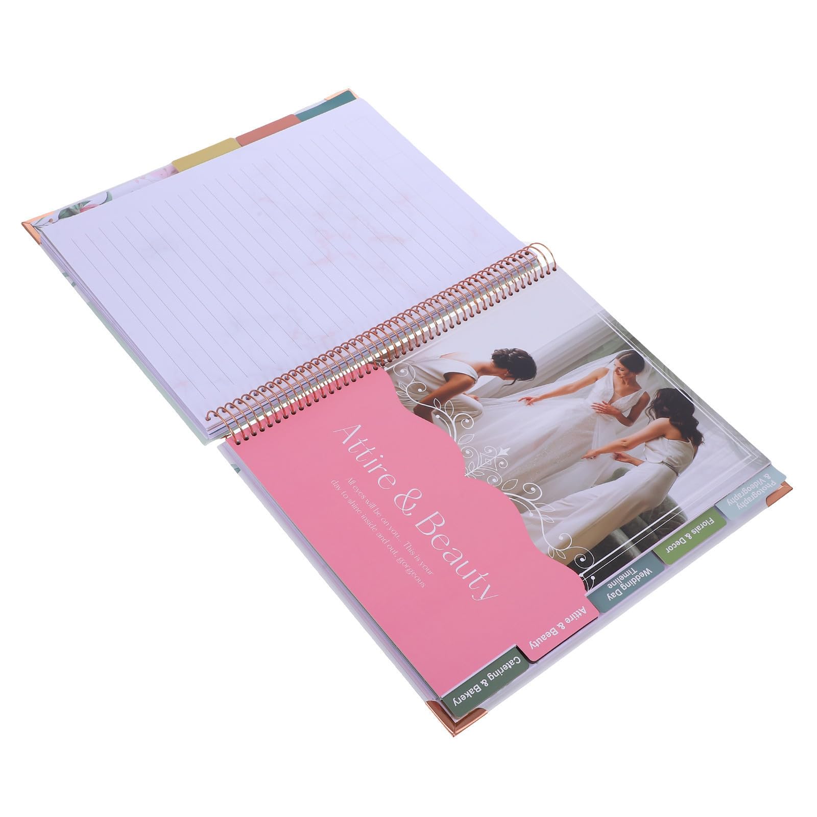 Libro Planificador de Bodas de Papel para Planificación y Organización