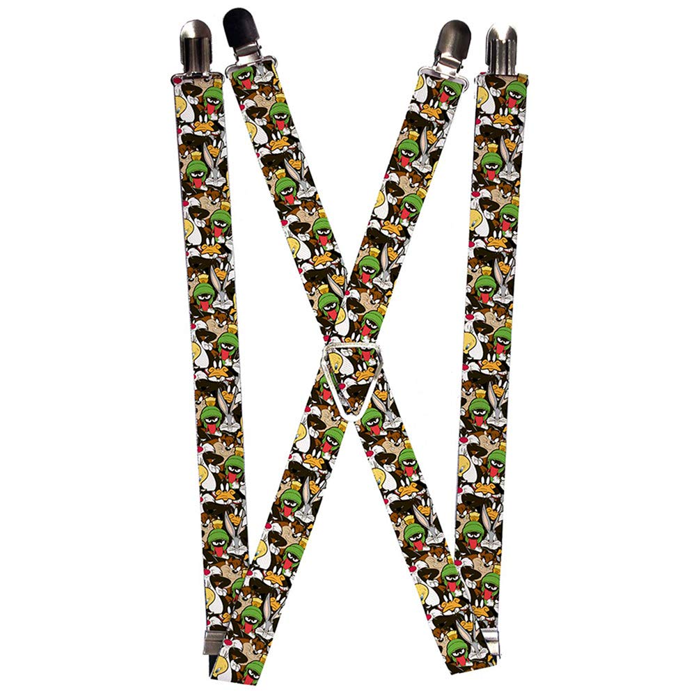 Buckle-Down Unisex's Suspender-Looney Tunes, 1.0-inch Wide