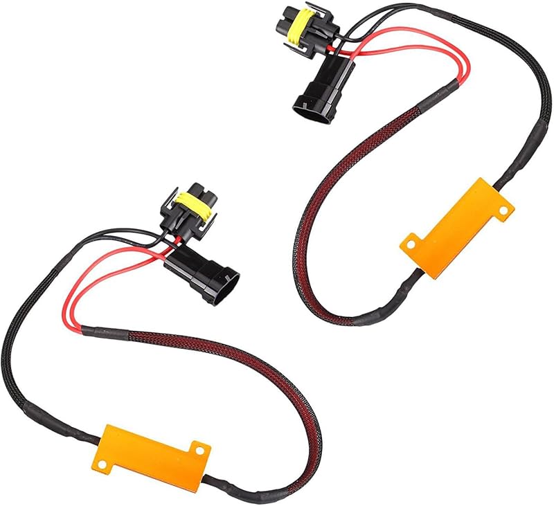 Kit Resistor Decoder LED H11 leechio 50 W 6 Ohm para Farol de Neblina – 2 unidades