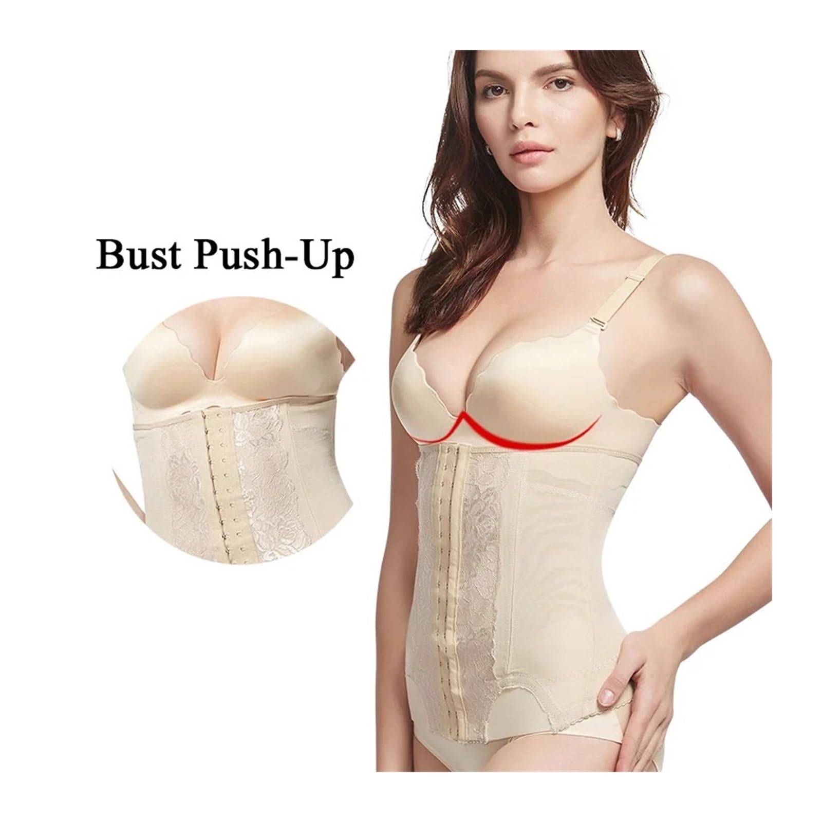 Faja Abdominal Mujer Corsé de malla bordado, moldeador de cuerpo, faja moldeadora de cintura for mujer, moldeador de abdomen.